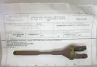 1159wm20101-9 Gulfstream Wing Side Brace Rod P N New W 8130 1159wm20101-9 Gulfstream Wing Side Brace Rod P N New W 8130