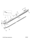1543829-293 Polaris Rail Basic Lwt Lh Red New Oem