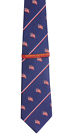 205 Museum Artifacts Navy Blue American Flag Stripe Necktie 648748930250