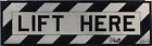 23-1 Wicks Aircraft Lift Here Aluminum Sticker