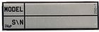 250-1 Wicks Aircraft Model And Serial Number Aluminum Placard