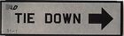 31-1 Wicks Aircraft Tie Down Point Aluminum Sticker
