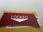 581-560 Piper Cheyenne Cabin Door Lock Placard