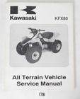 99924-1296-01 Kawasaki Genuine Kfx Atv Quad Factory Service Manual Oem