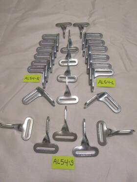 Al54-l A. Lowy Seatbelt Hardware For Cars Or Aircraft - Lot