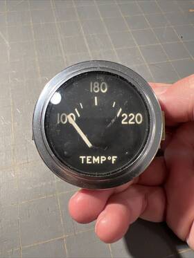 1512180 Ac 1513416 12v Temperature Indicator Gauge
