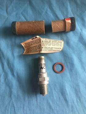 Ls88 Ac Vintage Nos New Old Stock Aircraft / Airplane Spark Plug