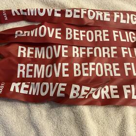 Nas1756-24 Aedge Remove Before Flight Streamer 24 Inch Long X 3 Wide Pack Of 5