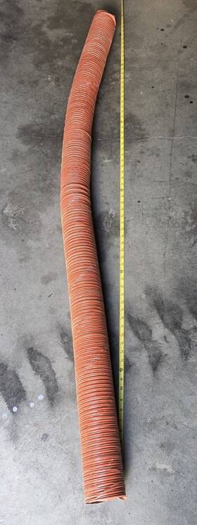 Scat-14 Aeroduct 3 1/2 Inch Diameter 5ft Long Thermoid