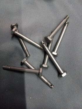 An3c-16 Aeronautical Standard P/n Length 1-25/32 Inch Drilled Shank Lot Of 8