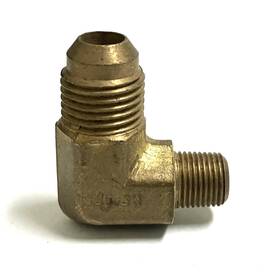 Ms20822-6-2b Aeronautical Standards An822-6-2b Brass Fitting 90 Elbow Flared Tube And Pipe Thread