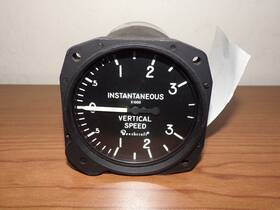 100-384054-1ex Aerosonic King Air Vsi Gauge Working When Removed