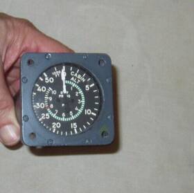 55050-1114 Aerosonic Aircraft Guage Cabin Differential Used Good Condition
