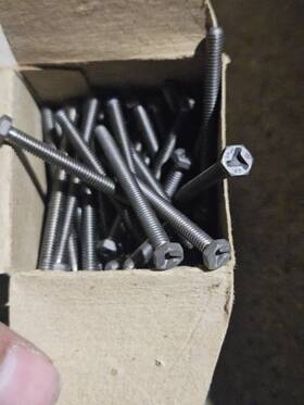 Nas6102-u30 Aerospace 100 Titanium Tri-wing Screws Aircraft Race Sprint Lot Of