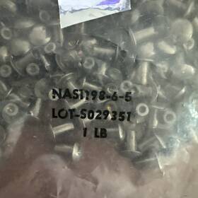 Nas1198-6-5 Aerospace Rivet One Pound Rivets New. Dc10 D49