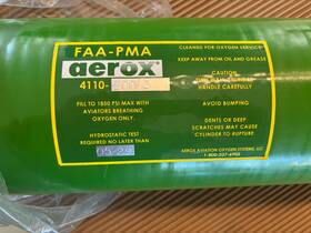 4110-200-3 Aerox 455-990 Aircraft Permanent Mount Composite 77 Cf Oxygen Cylinder