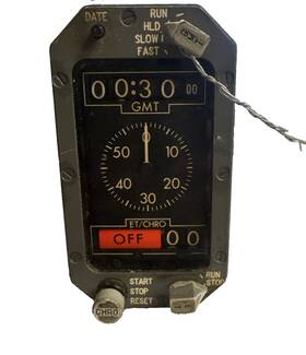 Ape2650 Air Precision Vintage Digital Electronic Aircraft Cockpit Clock Bin22