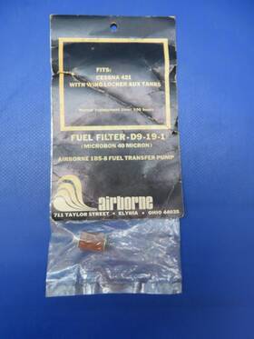 0925-224 Airborne D9-19-1 Cessna 421 Fuel Filter P/n Nos