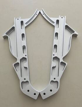 010101014 Aircraft 2 Cnc Aluminum 6061-t6 - / Aerospace Brackets Pair New- 014