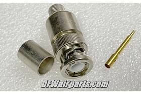 Cbs-122 Aircraft Cbs122 Nos Coaxial Cable Bnc Straight Plug Connector