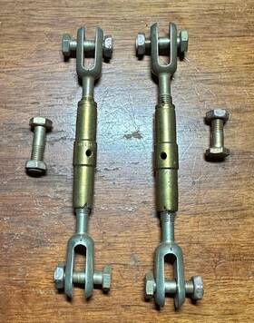 Ms21251-b6s Aircraft 2 - Clip-locking Turnbuckle Brass