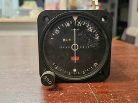 In-442b Aircraft Radio Corp Corp. Converter Indicator Instrument Plane Gauge