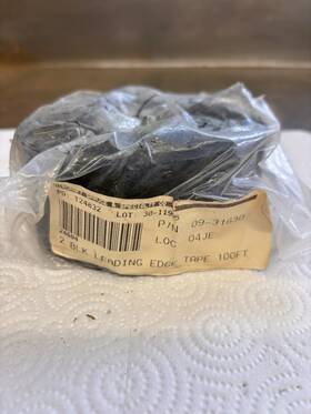 09-31630 Aircraft Spruce And Specialty Co 2-inch Black Leading Edge Tape 100ft
