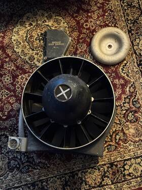 605675-1 Airesearch Motor Driven Vaneaxial Fan P/n For Parts And Repair Pre Own