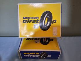 092-344-0 Airstop Michlin 6.50-10 Inner Tubes 2 Two New Old Stock #