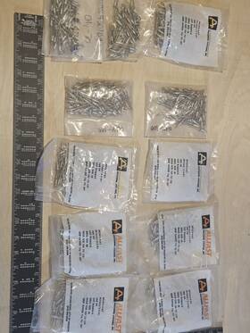 Af3213-4-03 Allfast 1 000 Aviation Blind Rivets Lot Of 1000 Aluminum