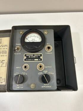 Urm-14 Altel Corp An/urm-14 Vintage Microphone Simulator Model Sm-30/urm-14 In Case Untested