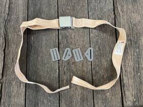 Cs9700-ac50 American Safety 9700-ac50 Nos Cs Aircraft Lap Belt Assembly Vintage Tan