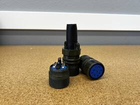 Ms3101a24-11s Amphenol Female Usfs 9 Pin Longline Canon Plug