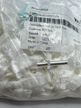 Ac-cp000104 Amphenol Rl9957-101 89 Radlok Pins 5.7mm Male Rl9057-101 Contact