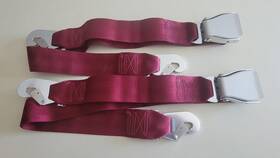 500810-h-1860 Amsafe 2ea Aircraft Seat Belt Model 449470 P/n New Surplus