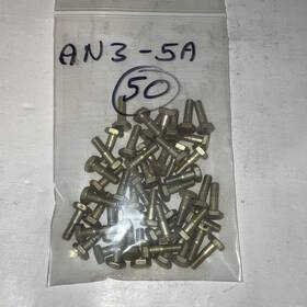 An3-5a An Lot Of 50 Ea Bolts Nos