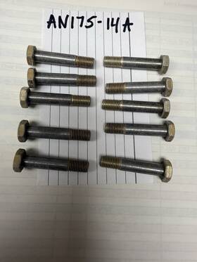 An175-14a An Hardware Bolt Close Tolerence Lot Of 10
