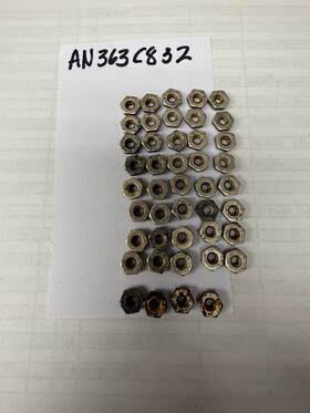 An363c832 An Hardware Nut S/s Lots Of 44