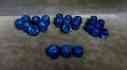 An929-4d Lot 6d 5d 24 Surplus Aluminum Blue Anodized Caps
