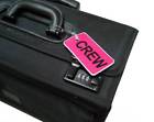 Apx-562-pink Unbranded Gelflex Double Sided Airline Crew Bag Tag Pink