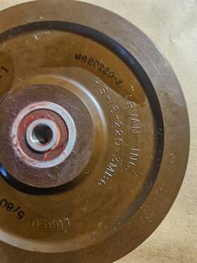 Ms20220-3 Arvan Inc 18 An220-3 Aircraft Cable Pulley Vintage 1980 Brand New In Box