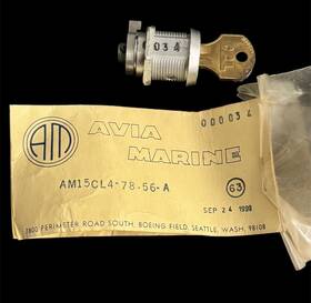 Am15cl4-78-56 Avia Marine Am15cl4-78-56- Rare Cylinder-cam Lock A #000034 Sep 24 1990
