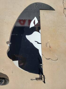 35006-503 Aviat 2015 Husky Rudder Assy Covered P/n