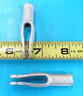 Ms27975-4 Aviation Hardwware An486-4l 2 Alternate Narrow Fork Internally Threaded 1/4-28 Rod End