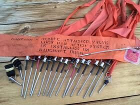 C3ra50s Avk Jergens Etc. Aviation Quick Release Ball Lock Pins With Inch Remove Before Flight Streamers