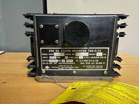 1a250 Avonic Instruments Inc 250 Va Static Inverter Model 1am As Removed