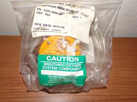 C351-2000-00 B/e Aerospace Aviation Oxygen Mask 351200 Or