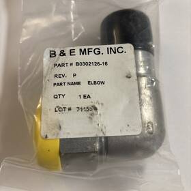 B0302126-16 B & E Mfg. Inc. B&e Manufacturing Elbow Assembly Swivel 90degree Free Shipping