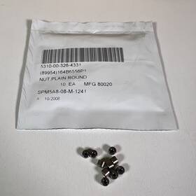 5310-00-326-4331 Bae Systems Controls Inc. 164b6556p1 Nut Plain Round P/n Military Surplus Part 10x 5310-00-326-4331 Bae Systems Controls Inc. 164b6556p1 Nut Plain Round P/n Military Surplus Part 10x