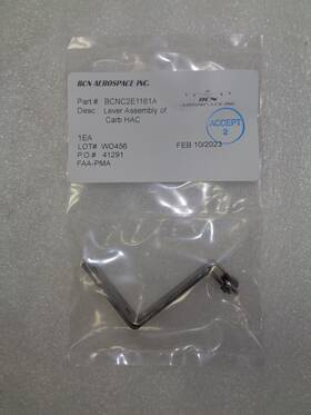 Bcnc2e1161a Bcn Dehavilland Dhc-2 Beaver Hot Air Control Lever Assy New With 8130-3